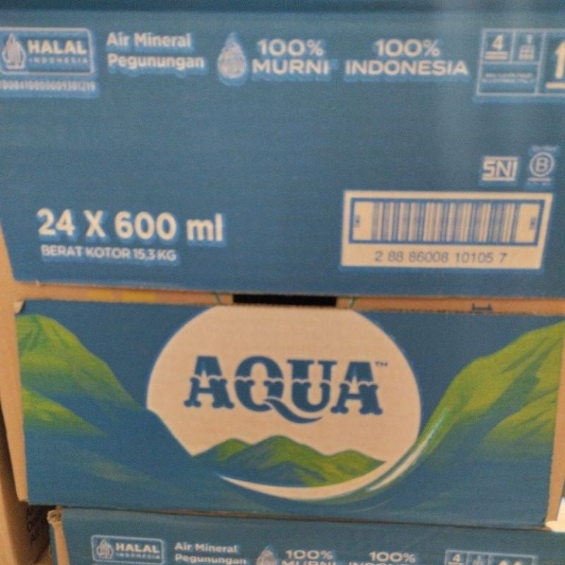 

Aqua kemasan botol 24 x 600 ml
