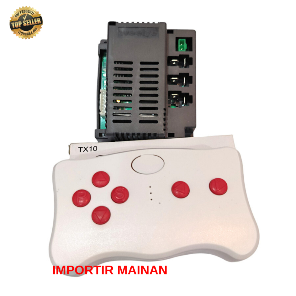 receiver box mobil aki 12V weelye RX41 7 PIN remot TX10