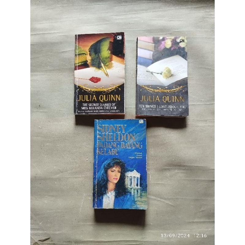 Buku Novel: THE SECRET DIARIES OF MISS MIRANDA CHEEVER, TEN THINGS I LOVE ABOUT YOU & PADANG BAYANG 