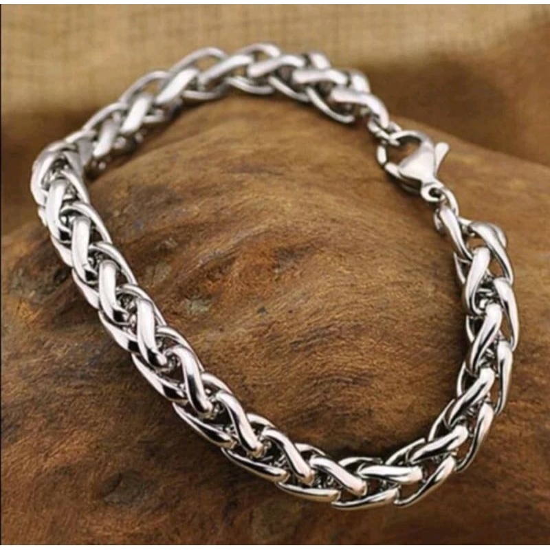 Gelang Titanium Pria Keren Original