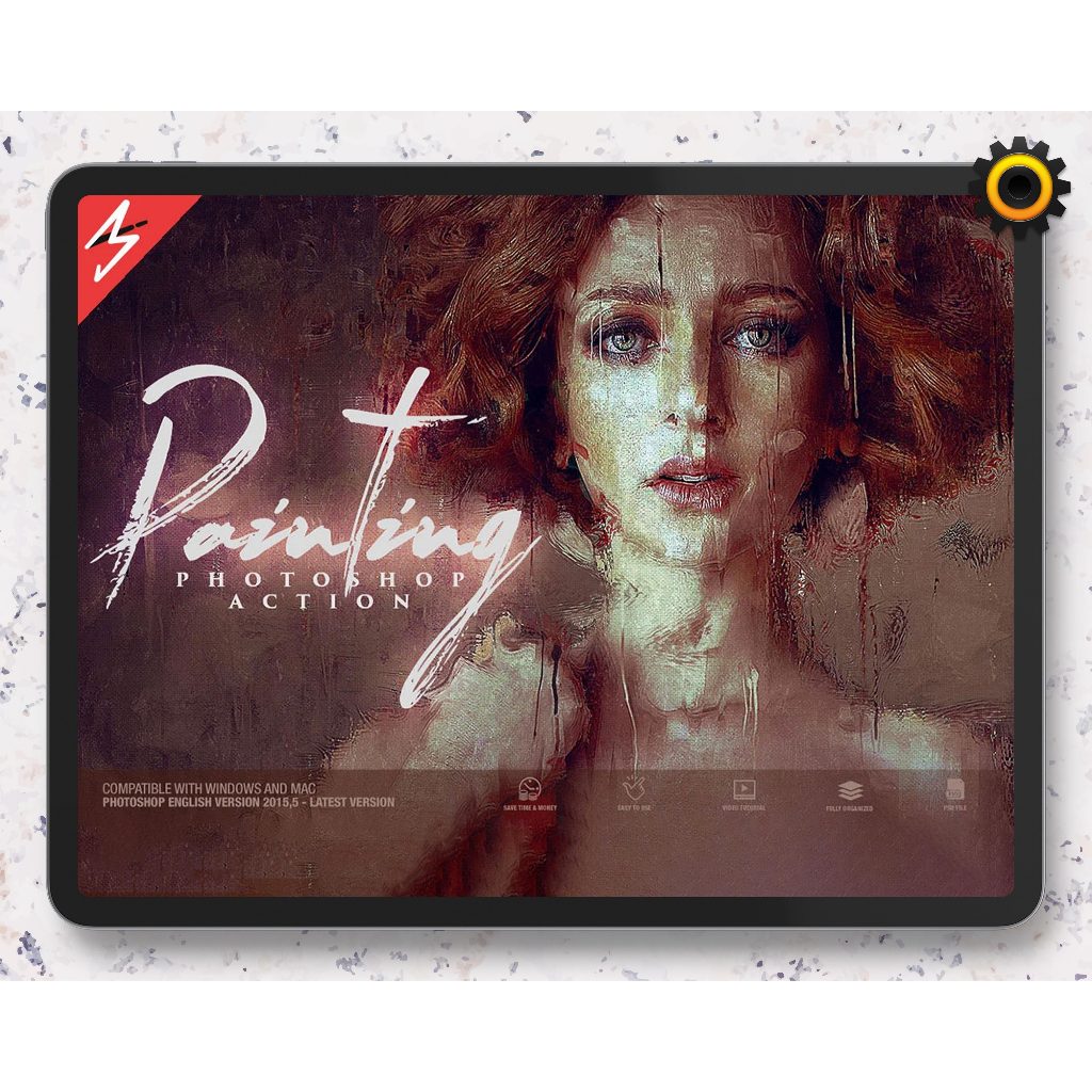 Photoshop Action - Painting Photoshop Actions