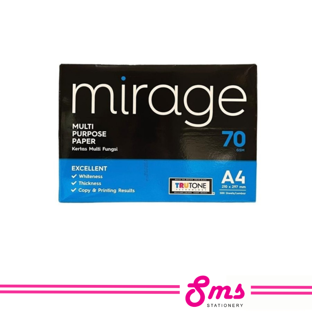 

Mirage Kertas Hvs A4 70 gsm