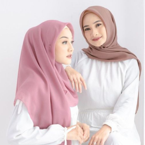 HIJAB SEGIEMPAT BELLA SQUARE PREMIUM JILBAB SEGIEMPAT BELLA SQUARE "60 WARNA"