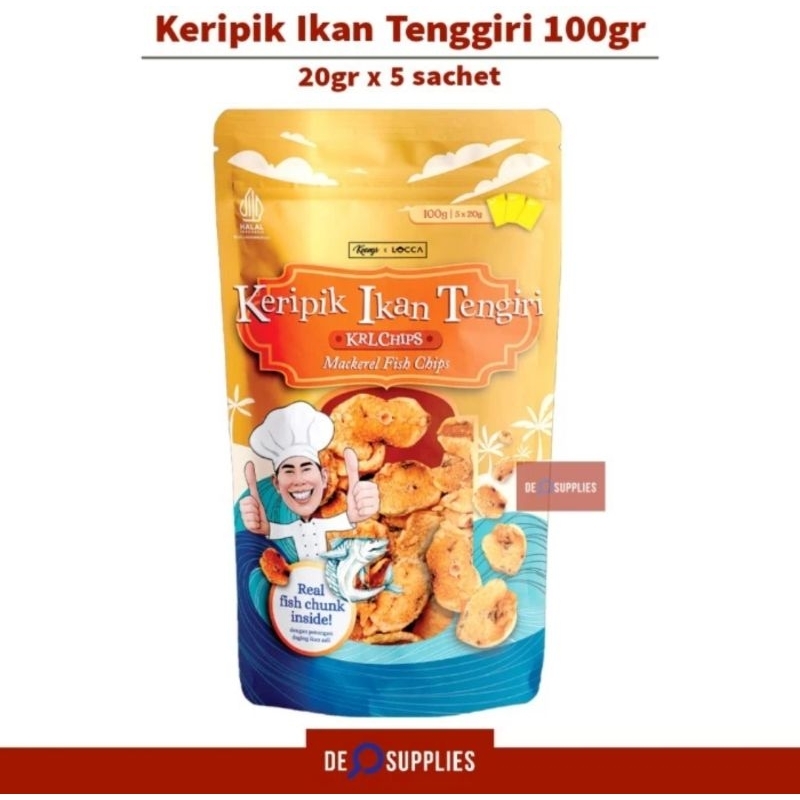 

Kuangs Keripik Ikan Tenggiri 100gr - KRL Chips Fish Chips Kerupuk Ikan