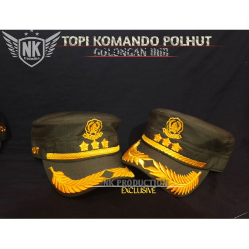NK PRODUCTION - Topi Komando Polhut IIIIb/Topi Polhut Golongan 4b