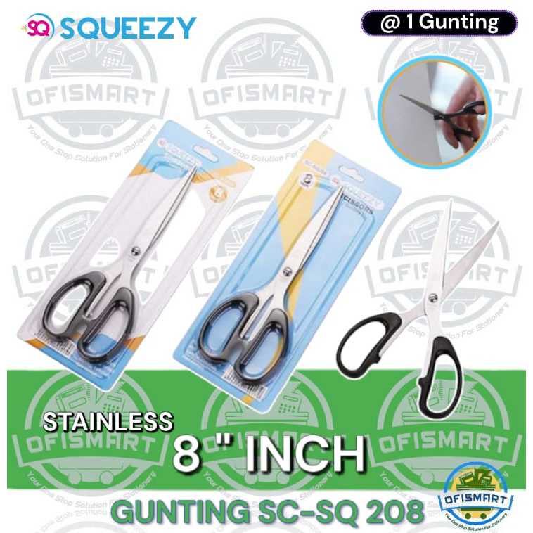 

Squeezy Gunting Stainless Multifungsi SC-SQ 208 | @1PCs