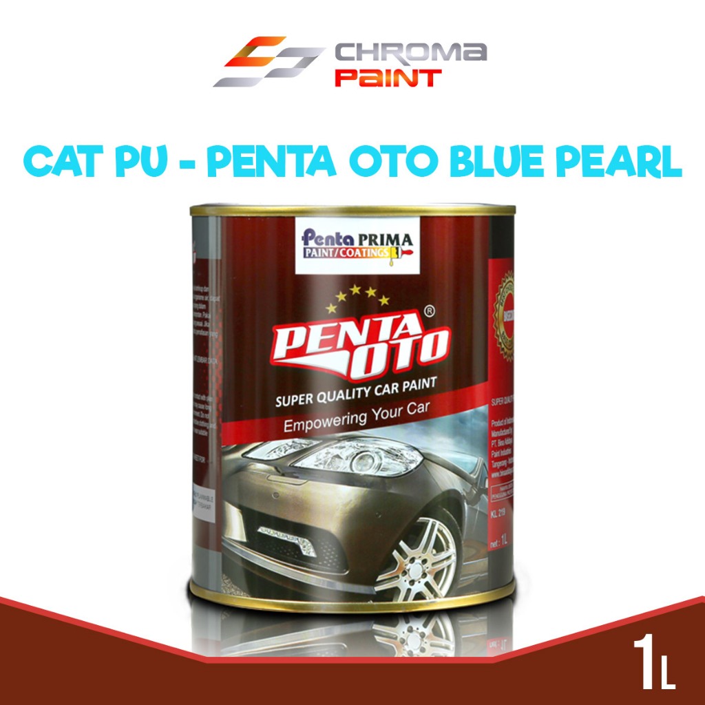 CAT PU Lembayung Biru - PENTA OTO Blue Pearl / Mutiara Biru