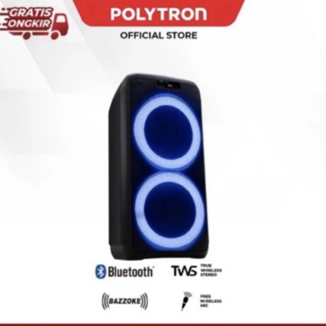 Speaker Polytron PPS 8L22 with 1 mic wireless
