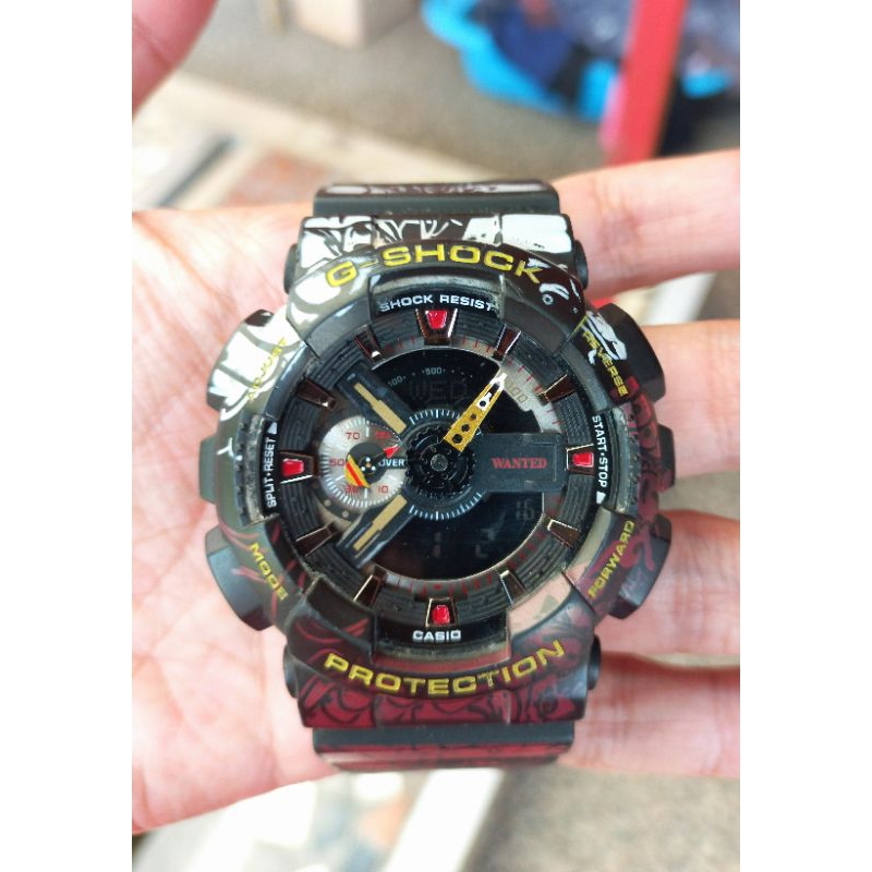 Casio G Shock GA-110-JOP x One Piece second