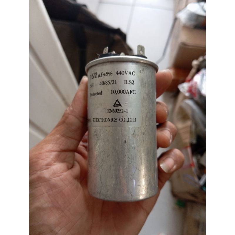 KAPASITOR/CAPACITOR AC PANASONIC 1/2pk OUTDOOR 15/2UF+5%
