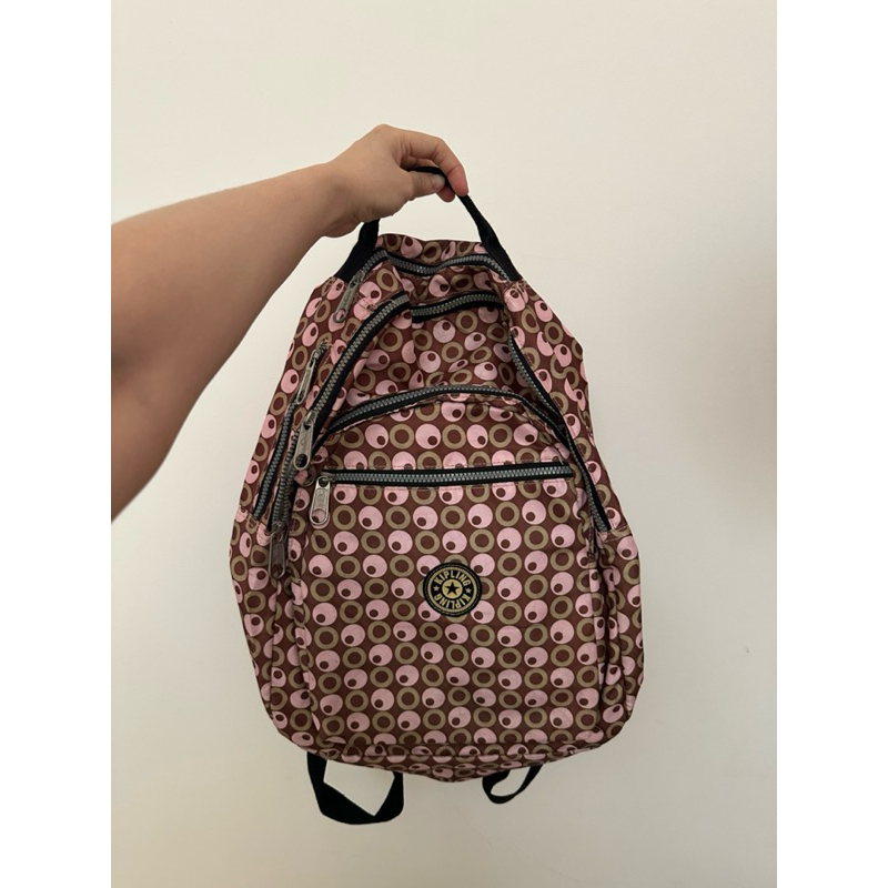 BROWNPINK BACKPACK KIPLING