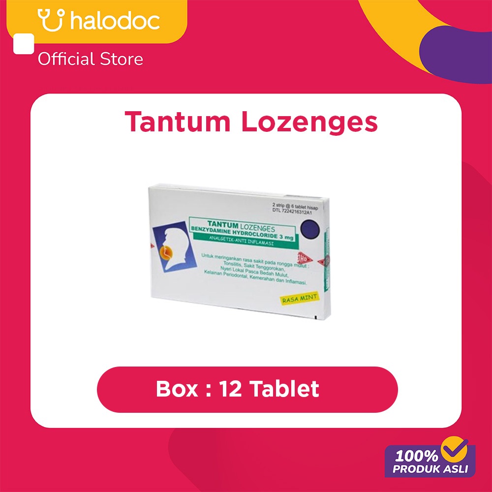 Tantum Lozenges 12 Tablet