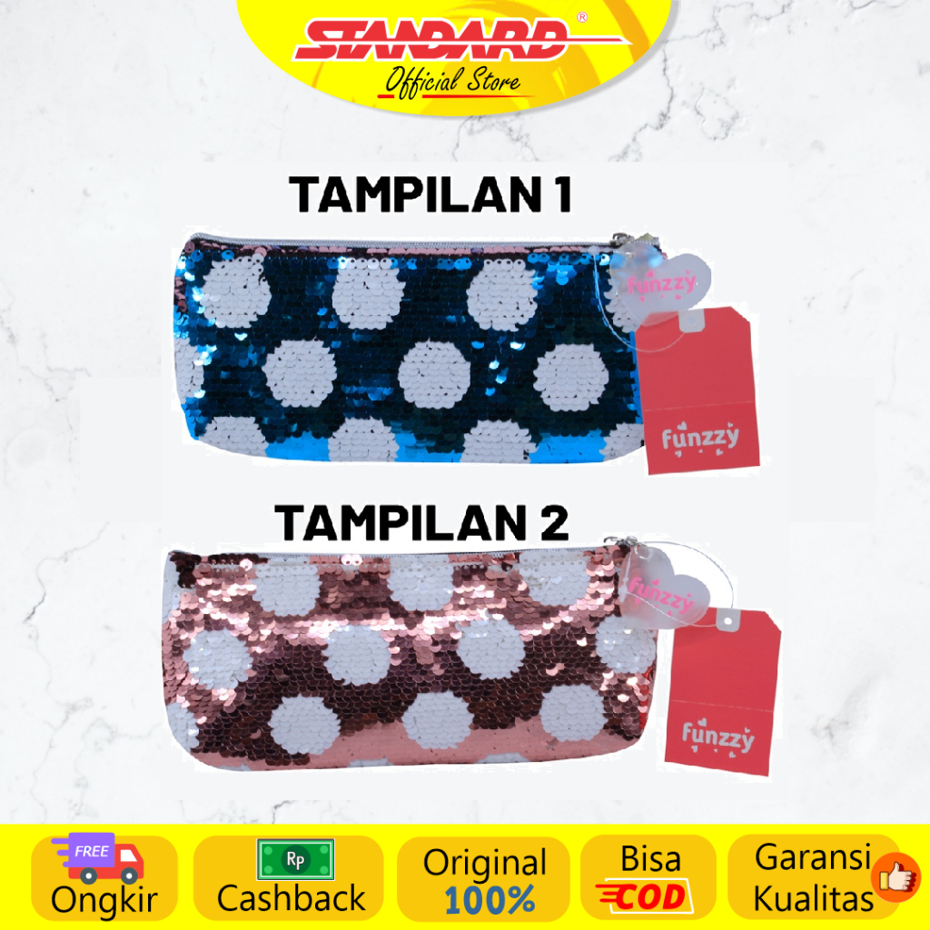 

Standard - Funzzy Pencase Polkadot ( Tempat Pensil / Pencil Case / Tempat Alat Tulis )