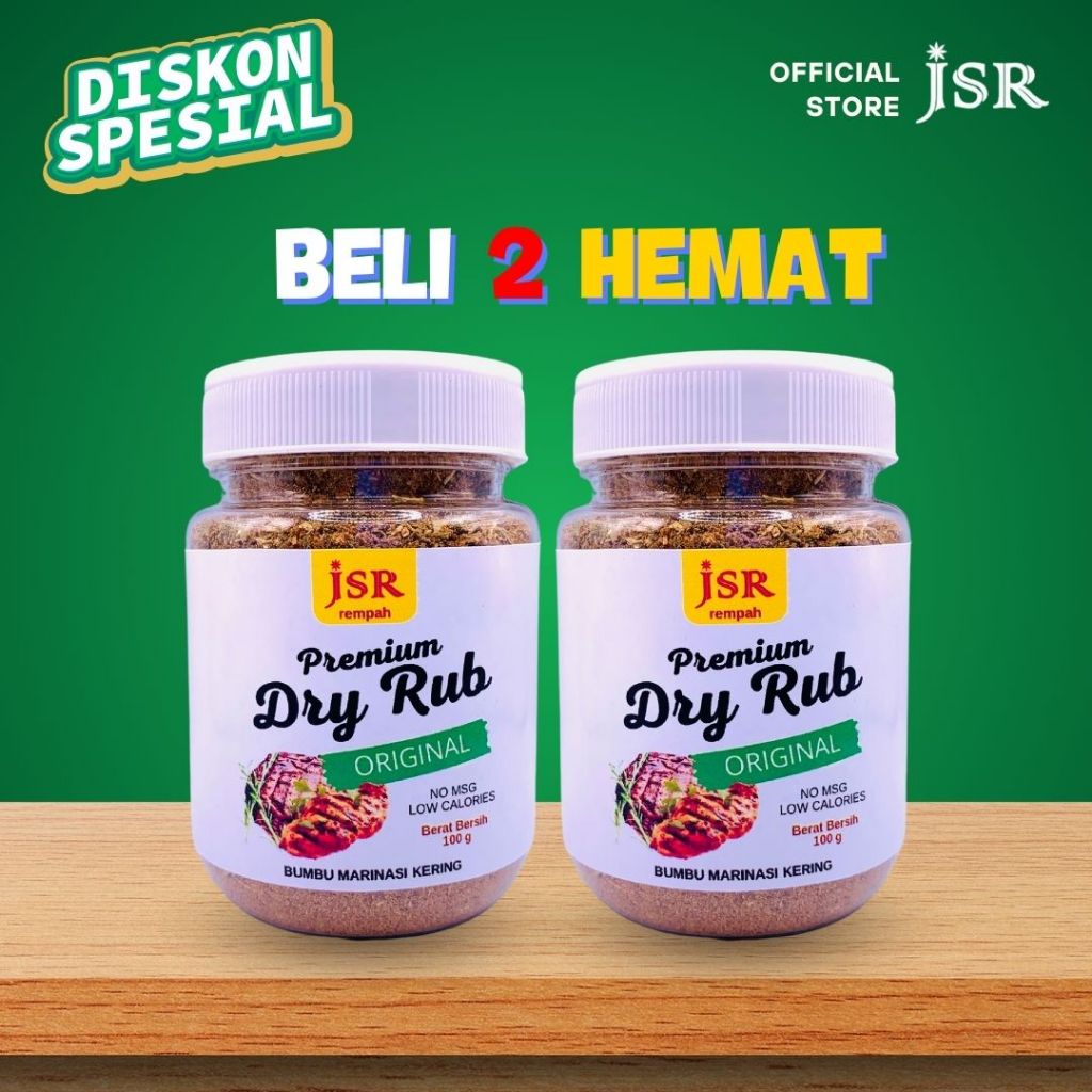 

JSR Rempah BUNDLE PAKET 2 DRY RUB Bumbu Marinasi Rendah Kalori Bumbu Original Serbaguna