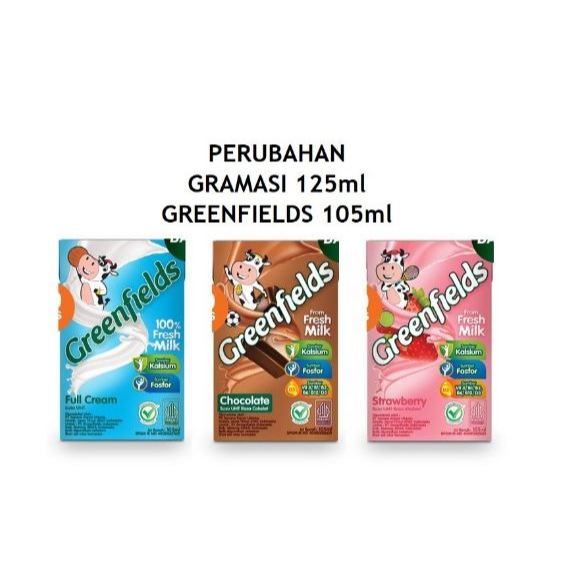 

Susu Uht Greenfields Chocolate | Fullcream | Stroberi 105ml 200ml 250ml