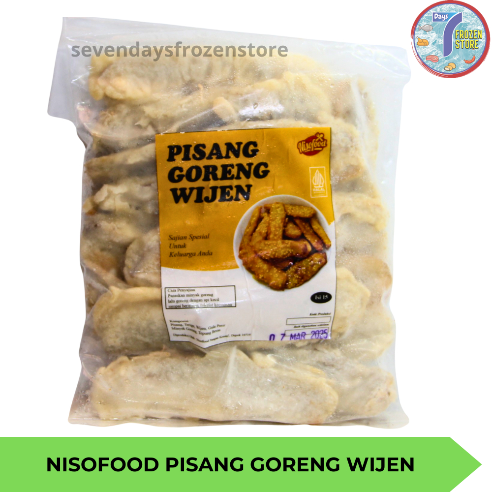 

Nisofood Pisang Goreng Wijen Beku Frozen