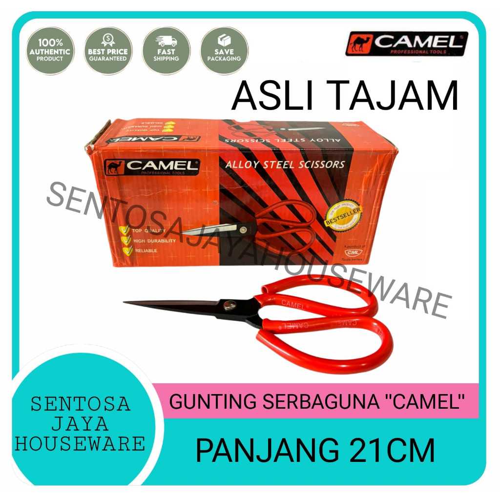 

GUNTING KODOK CAMEL / GUNTING SENG SERBAGUNA CAMEL TAJAM