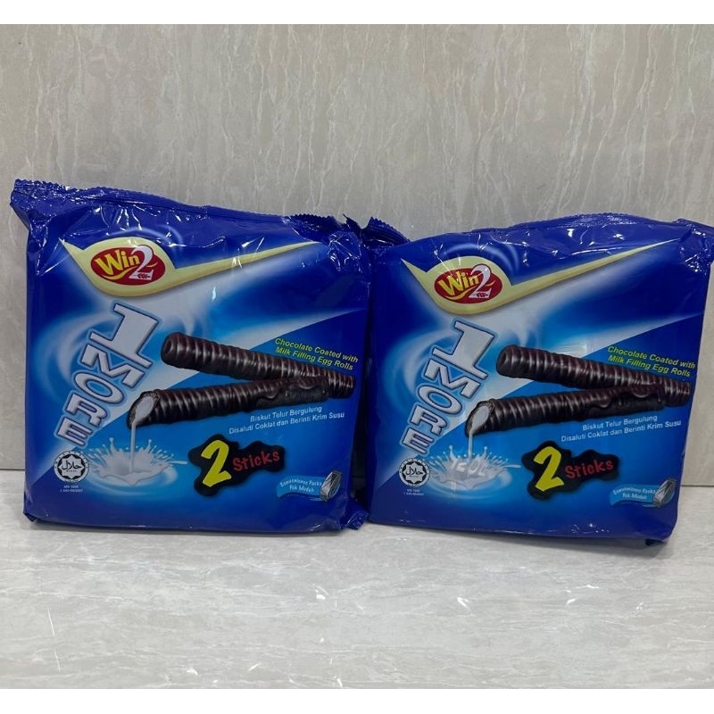 

win2 1more coklat egg rolls
