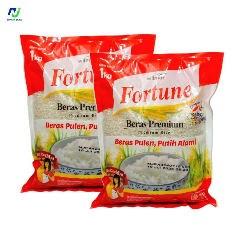 

Beras Fortune Premium 1kg(BERAS PULEN,PUTIH ALAMI)