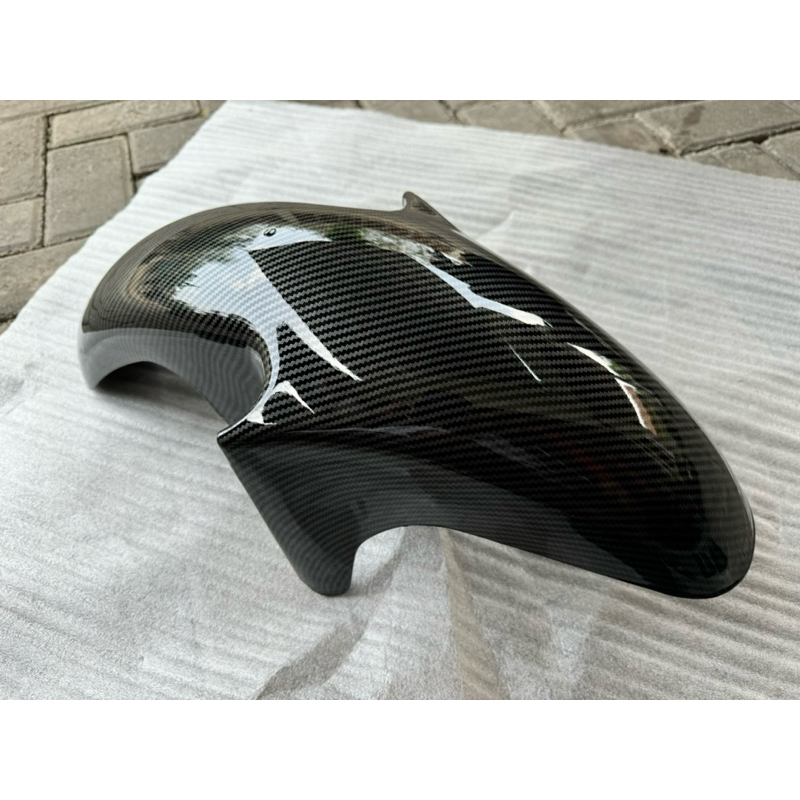 SPAKBOR DEPAN NINJA RR CARBON GLOSY spakbor slebor depan Kawasaki ninja rr carbon karbon