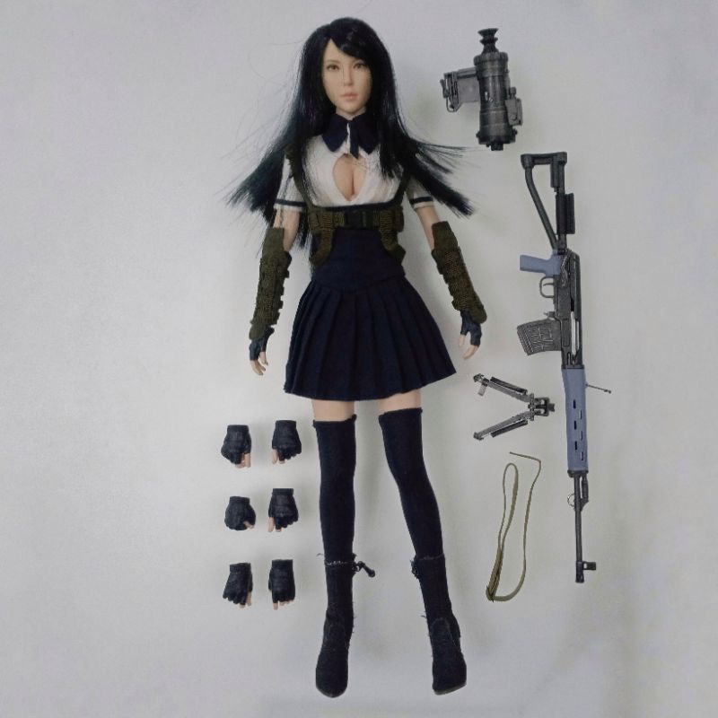 SARADA CHAN 1/6 Female Samurai - Kitbash - i8TOYS I8-003 - Clone Gemini Tache & Rine Serene Hound Tr