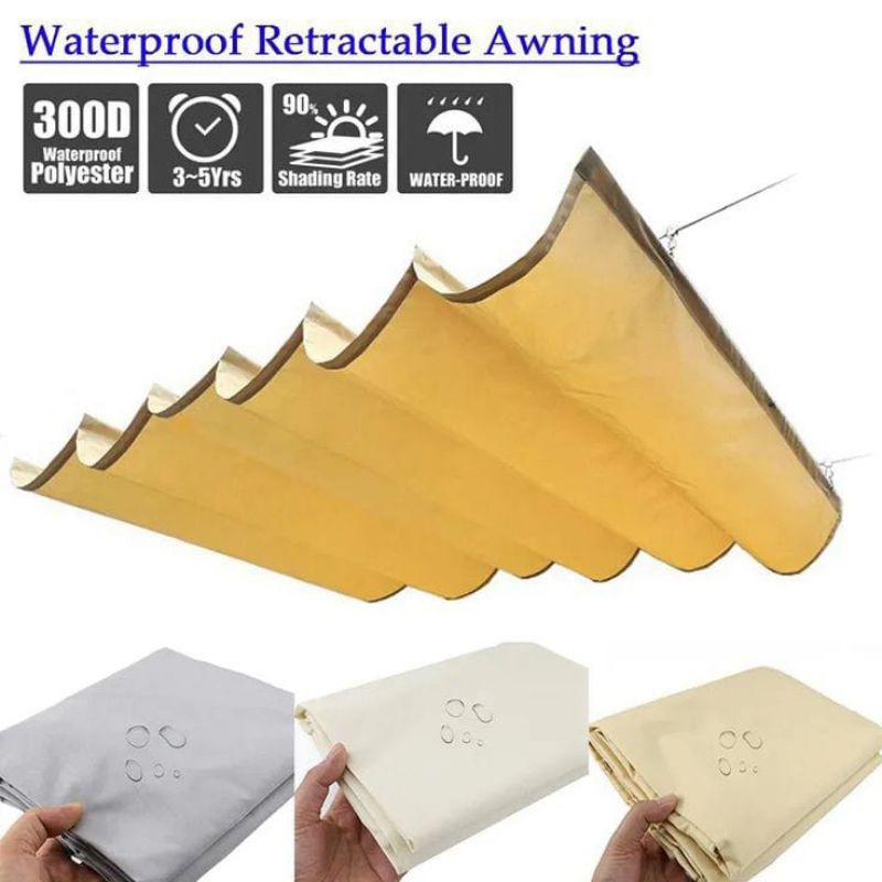 AWNING GELOMBANG PAKETAN harga permeter persegi