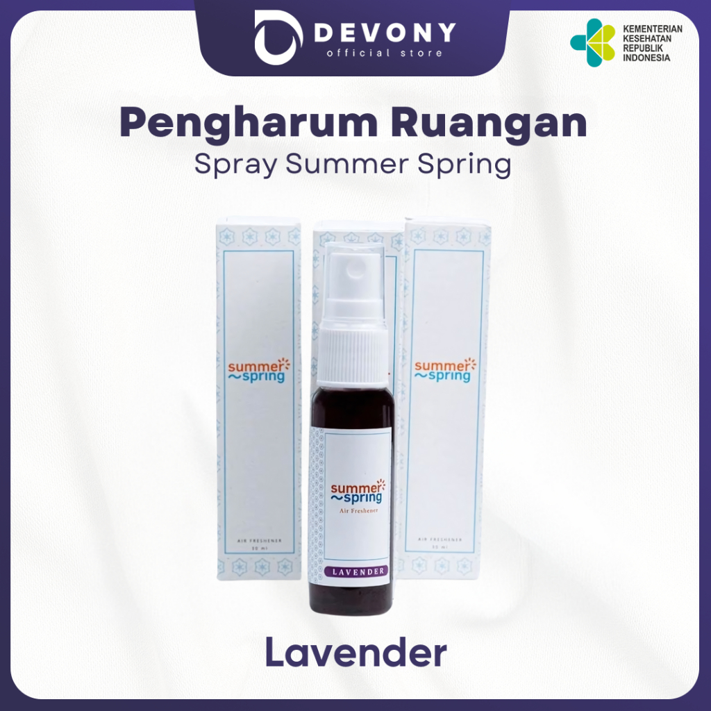 SummerSpring Spray Pengharum Mobil AC Aroma Lavender Pewangi Ruangan Kamar Tidur Parfum Kamar Mandi