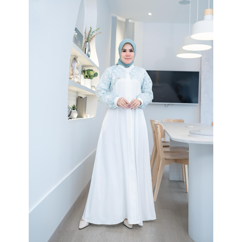 gamis premium mewah elegan/dress jasmine premium/baju pesta mahal viral