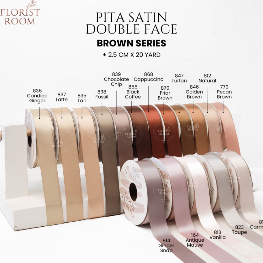 

Pita Satin Double Face 25cm x 2yard Ribbon