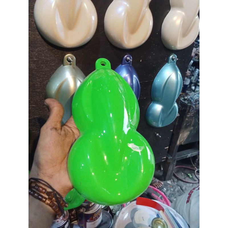 CAT HIJAU KAWASAKI NINJA,CAT MOTOR,MOBIL,DLL