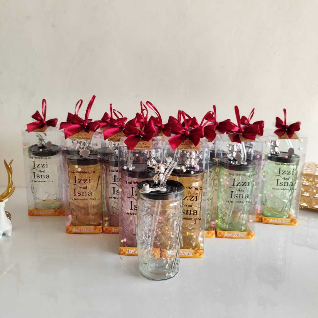 Souvenir Tumbler Beruang/ Souvenir Nikah Souvenir Kelahiran Baby / Souvenir Aqiqah