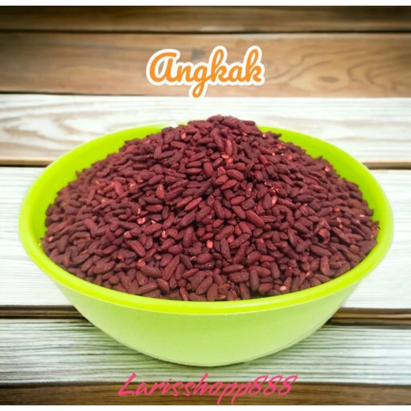 

angkak / red yest rice / ang khak / angkak beras merah Hong qiu mi 100 gram ls