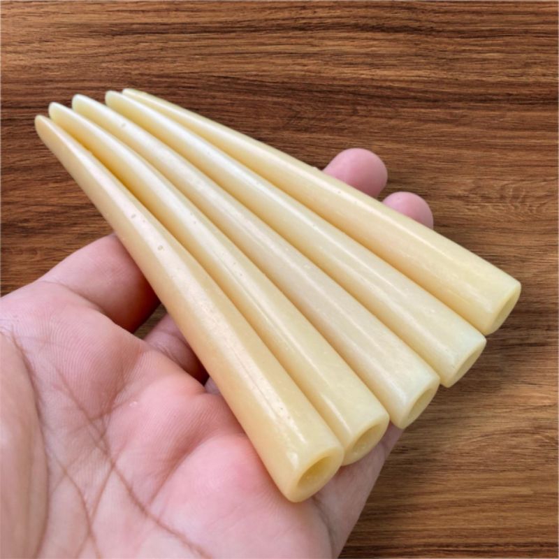 once pipa tulsap tulang sapi panjang 13 cm super glowing