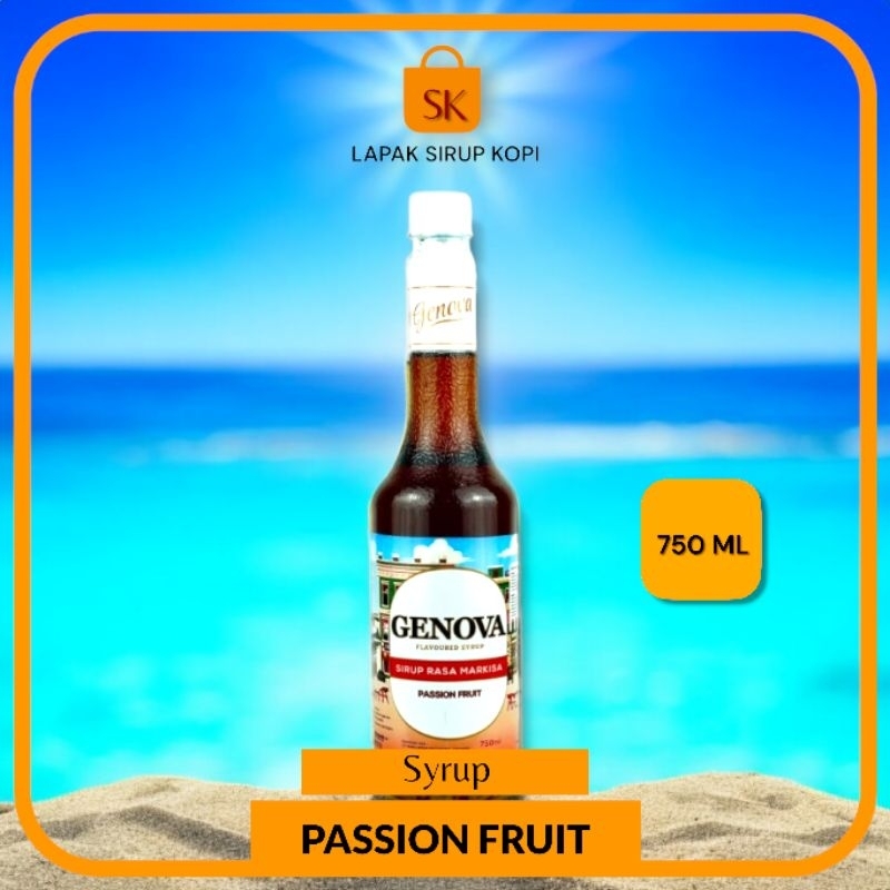 

Genova Passion Fruit syrup 750 ml - premium sirup ala cafe