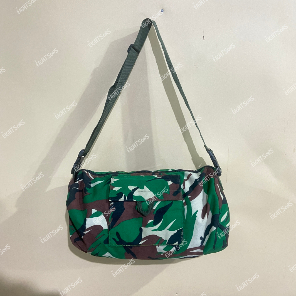 Tas Tangan Selempang Jatah TNI Multifungsi Hantas Samping Loreng Tentara Besar Doreng Army Besar Sel