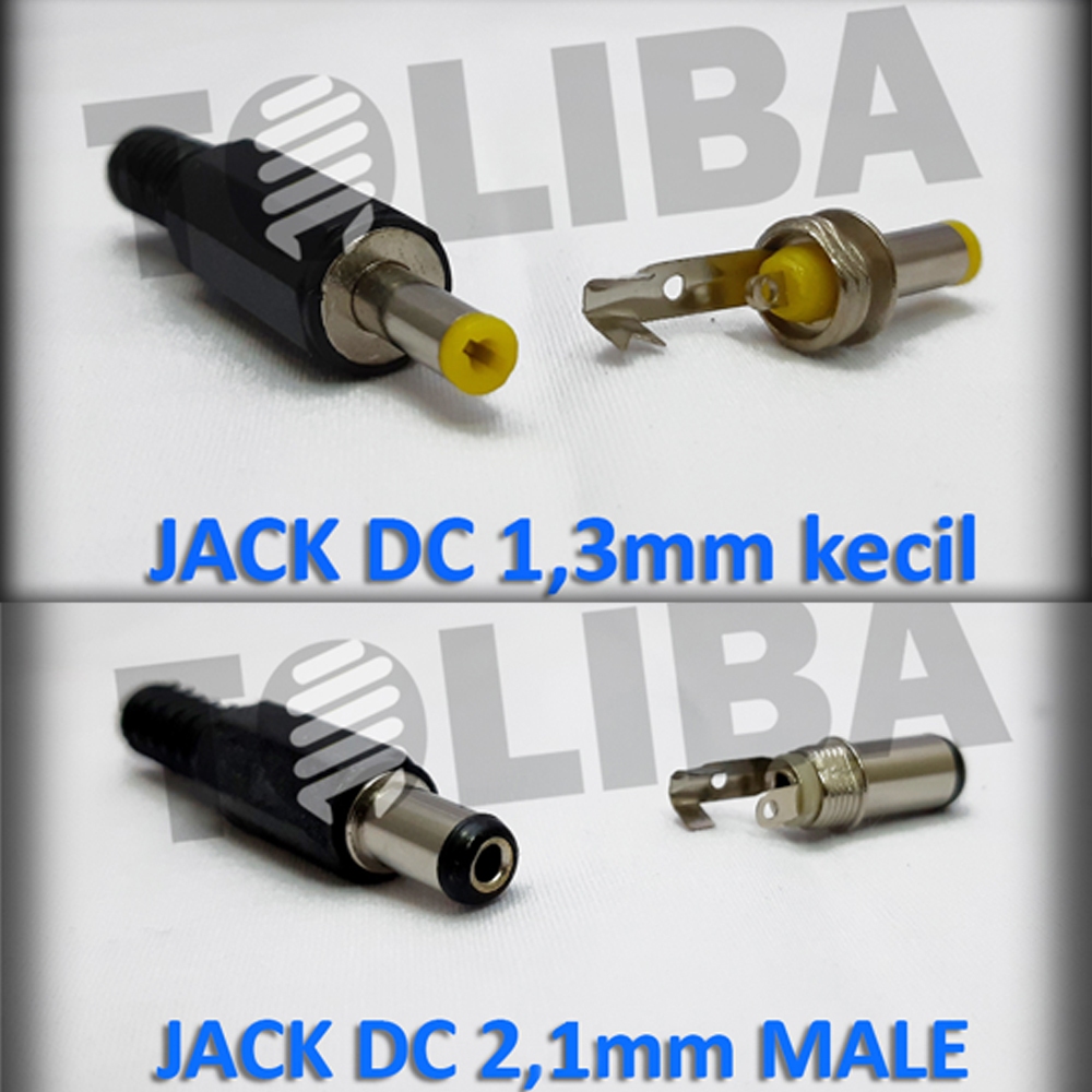jack dc kecil 1,3mm / jack dc kecil 2,1mm / colokan dc cctv / soket cctv / sambungan jack dc