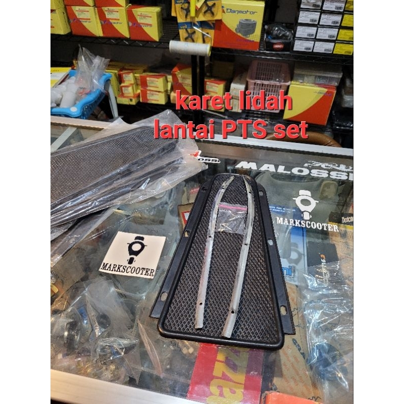 karet karpet lidah lantai vespa pts set lis