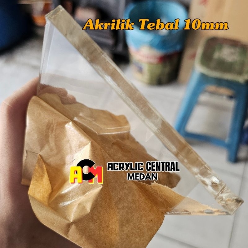 Akrilik 10mm BENING Lembaran 122 × 244 (Acrylic Sheet / Lembaran Akrilik)