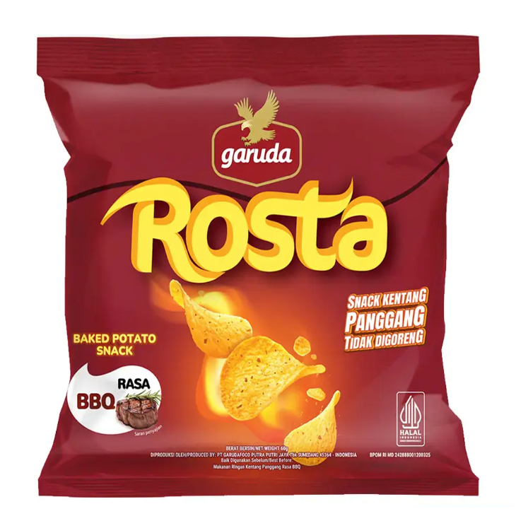 

Snack Garuda Baked Potato Tidak Digoreng Kentang Panggang Rosta Bbq 60gr