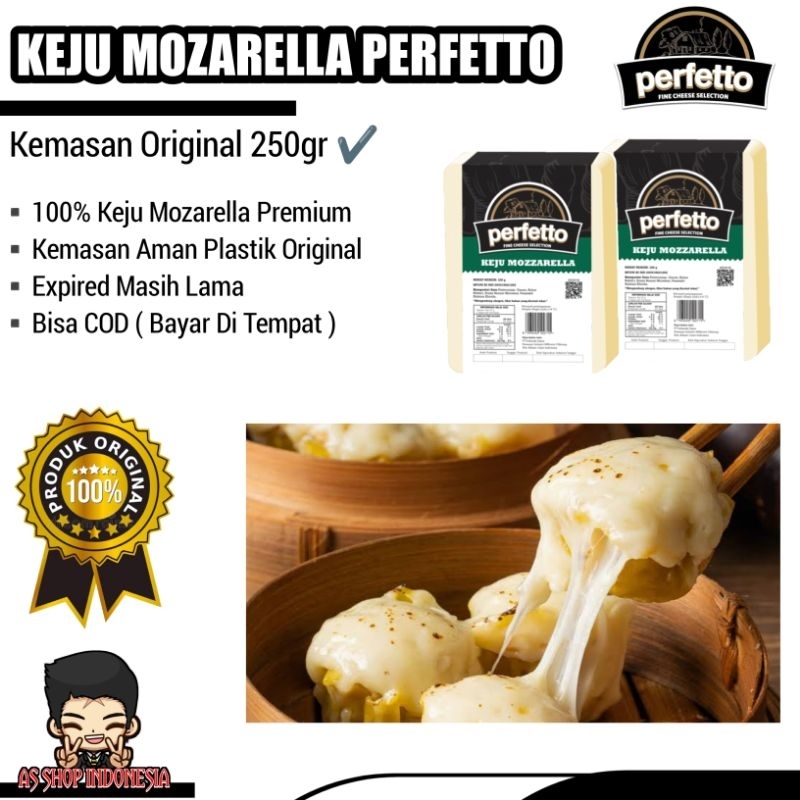 

Keju Perfetto Mozarella Kemasan 250gr Termurah