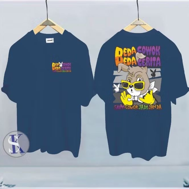 NEW, PAKAIAN PRIA ATASAN T-SHIRT KAOS GAMBAR DAN KATA LUCU.