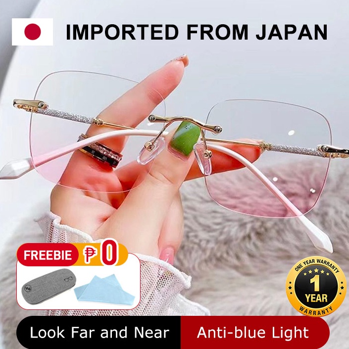 Penjualan Pilihan HWFrameless kacamata baca wanita kacamata plus wanita kacamata baca dan jalan wani