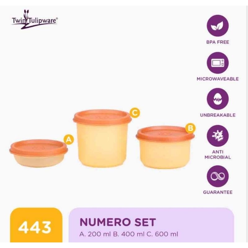 Numero Set TLT tulipware