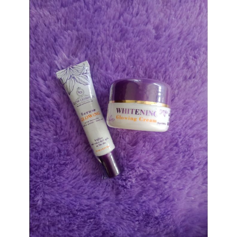 cream RCB glow cosmetic + serum RCB glow cosmetic