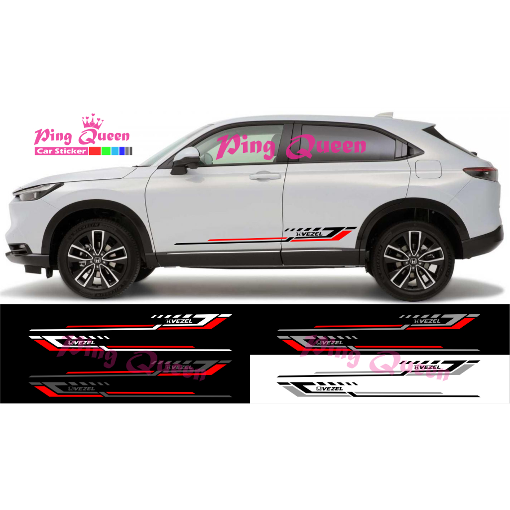 STICKER MOBIL HONDA VEZEL STICKER STRIPING VARIASI MOBIL VEZEL