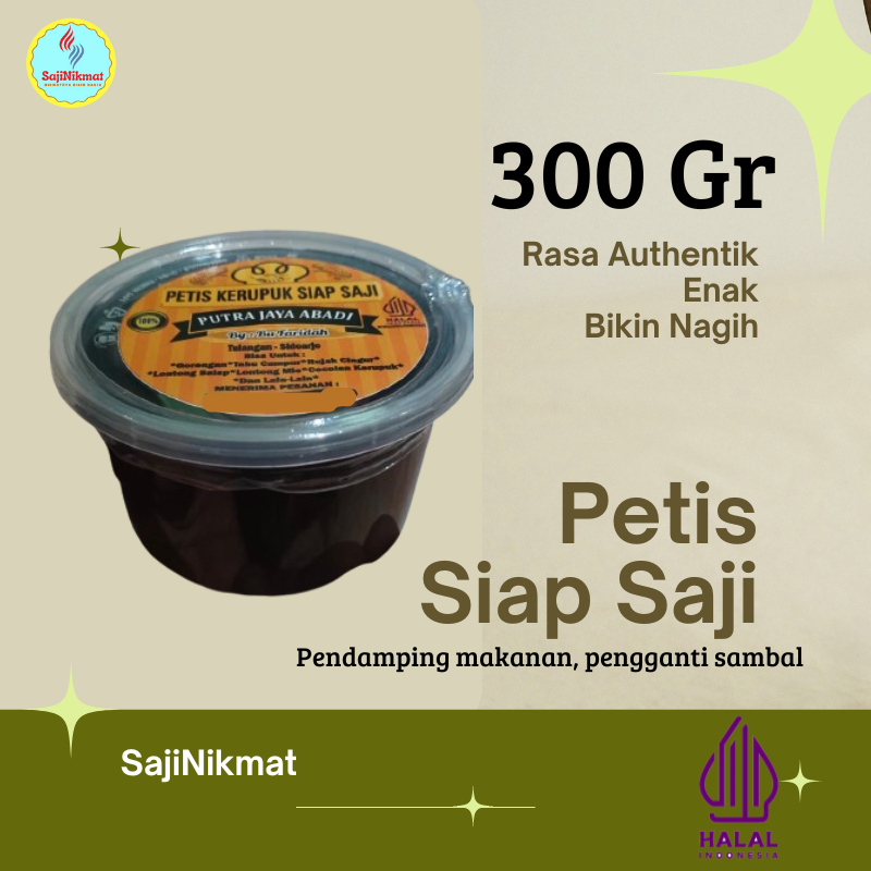 

Petis Udang Kualitas Premium 300gr - Cocok untuk Pelengkap Makanan, Sambal, dan Masakan Khas Indonesia