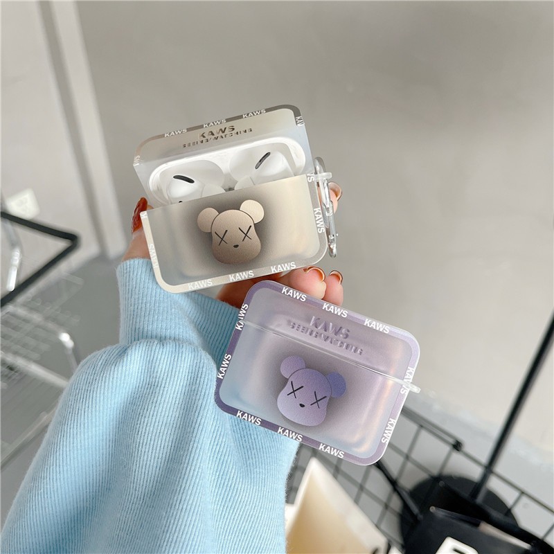 TechArmor -  Case Airpods Kaws Aesthetic untuk Airpods Gen 1 2 3 Pro