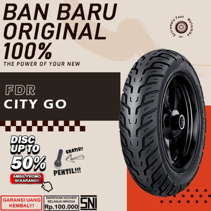 Ban Motor Matic Tubles Ring 12 FDR CityGo Ban DepanBelakang Motor Scoopy FreeGoFazzio Tubles Ring 12