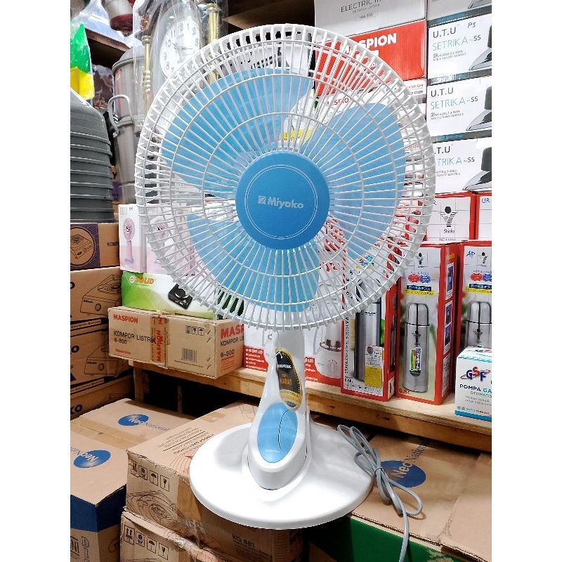 MIYAKO KAD1227  KIPAS ANGIN MEJA, KIPAS ANGIN DINDING, KIPAS MIYAKO 12 INCH