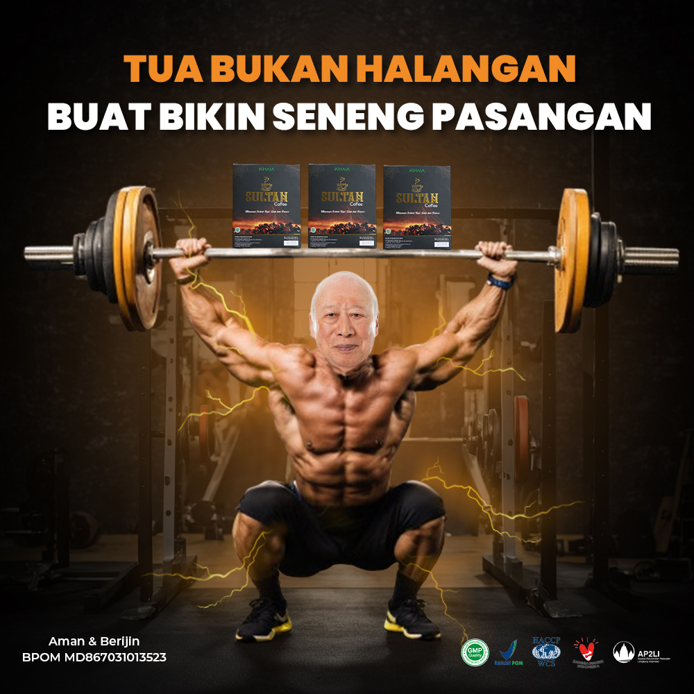 

Kopi Pria Kuat Tahan Lama Sultan KHAIA Asli Original Ekstra Ginseng Stamina Aman BPOM Halal Ampuh